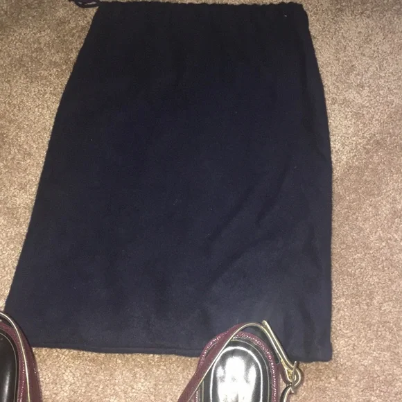 Oscar de la Renta wine colored shoes with dust bag worn once Host Pick!! - Picture 6 of 6